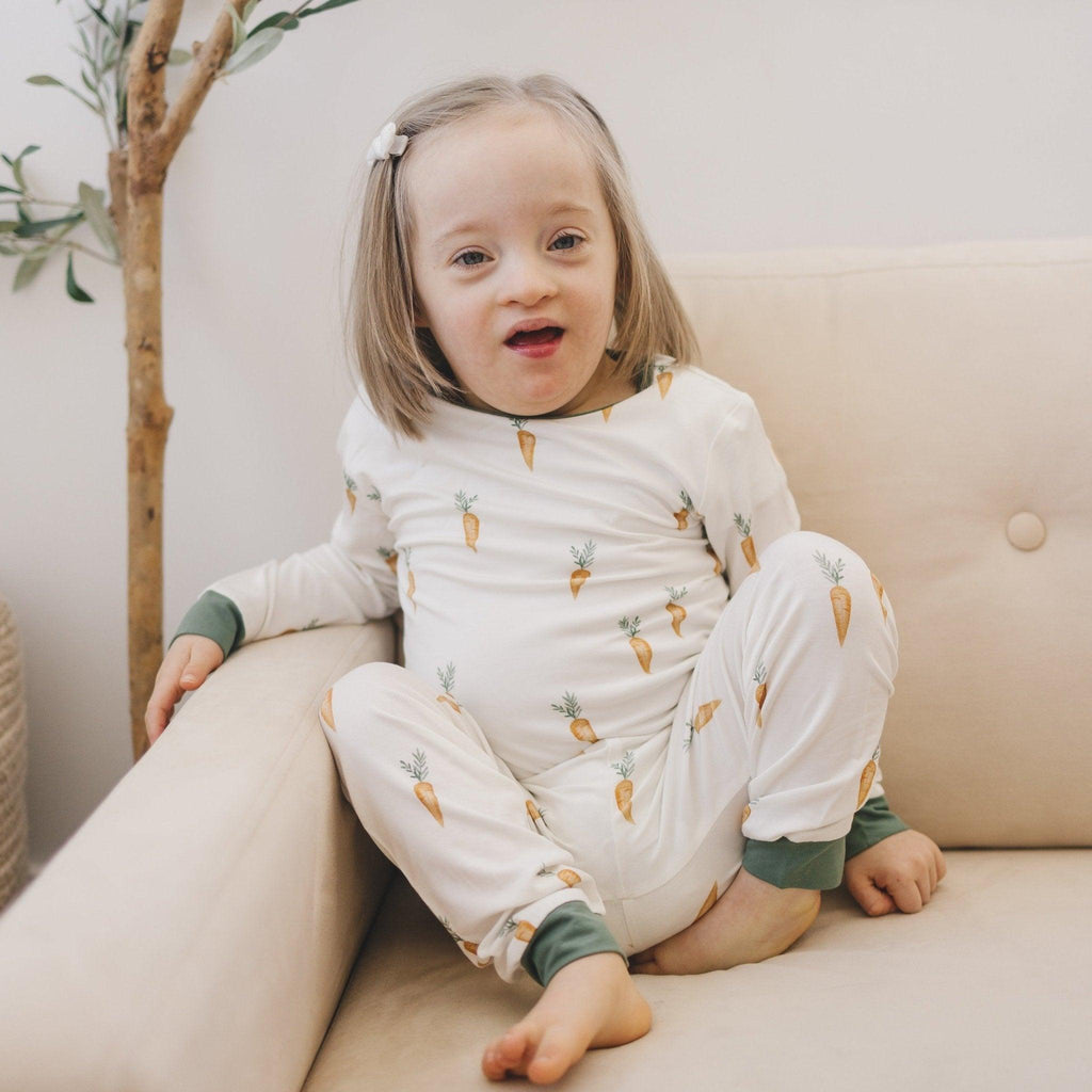 Keep Calm and Carrot On 2pc Bamboo Pajamas - Shop Avnu