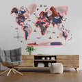 3D LED / LUMINOUS Wooden World Map 3.0 Duna