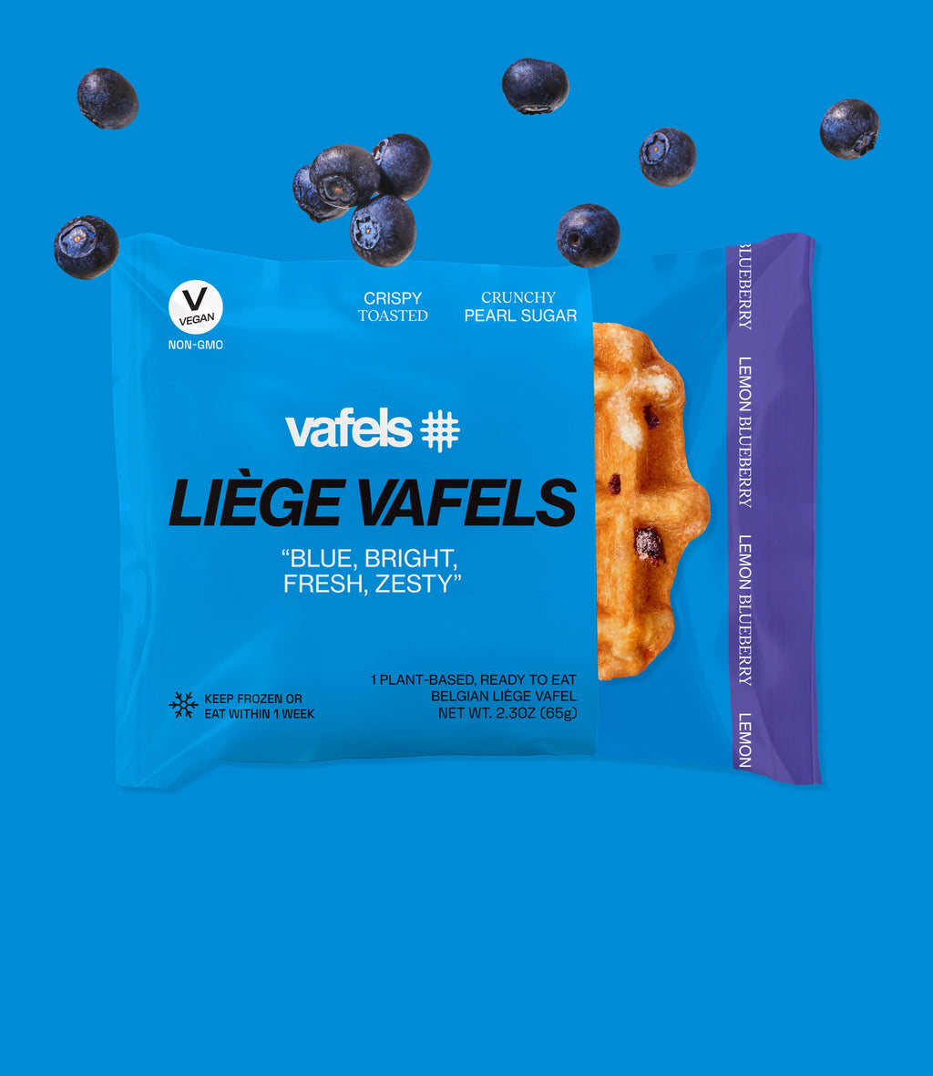 Lemon-Blueberry Liège Vafels