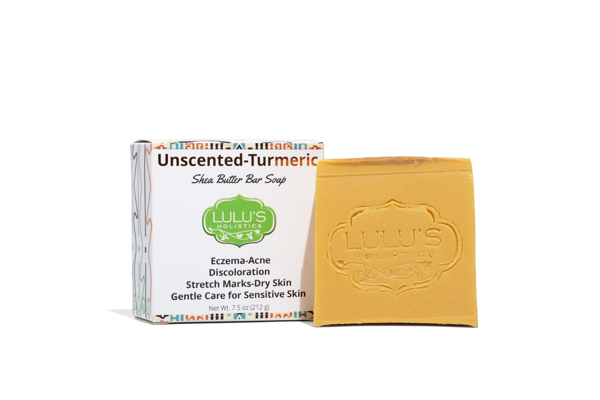 Unscented Turmeric Shea Butter Bar Soap – Gentle Brightening Cleanse