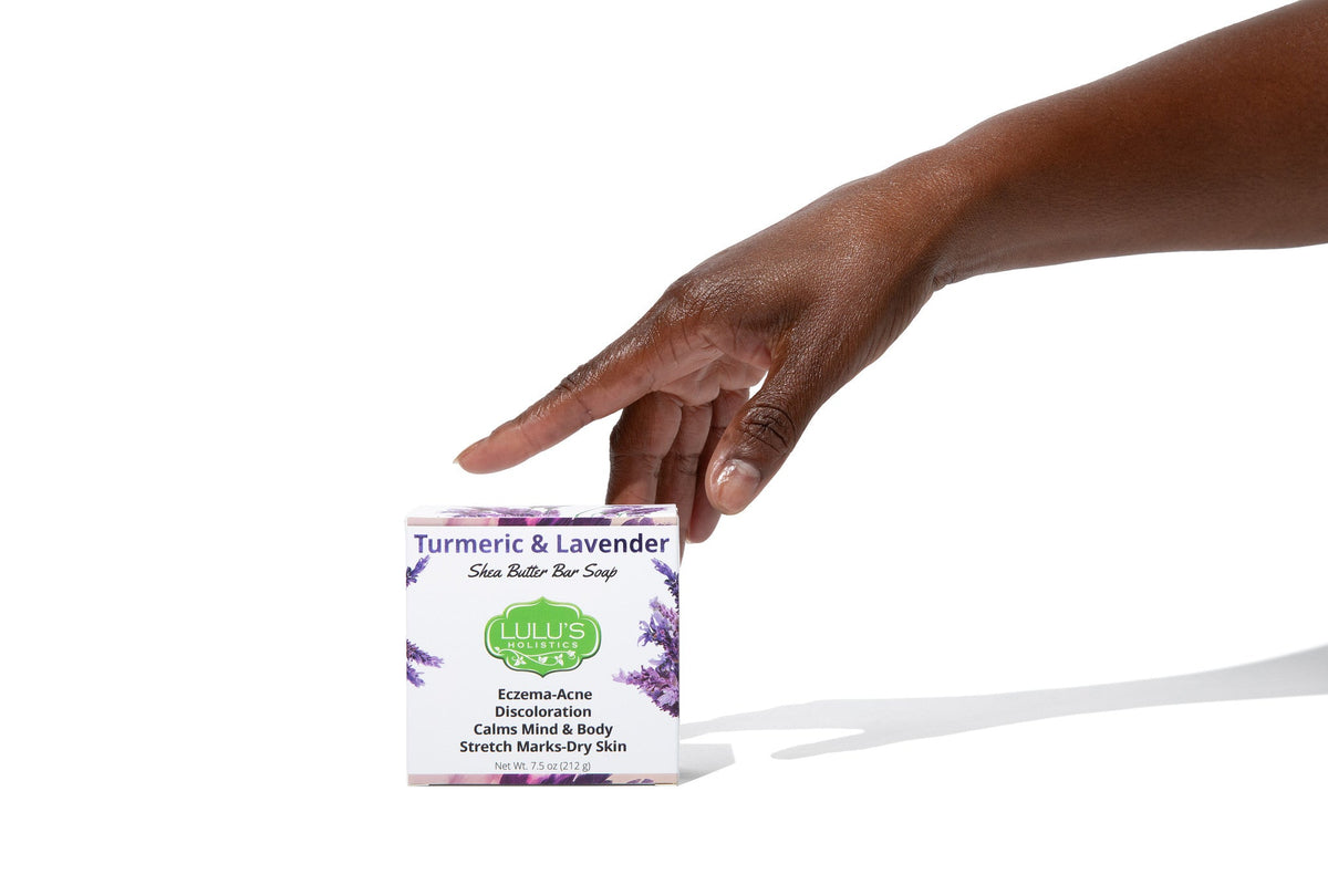 Turmeric & Lavender Shea Butter Bar Soap – Calming Brightening Cleanse