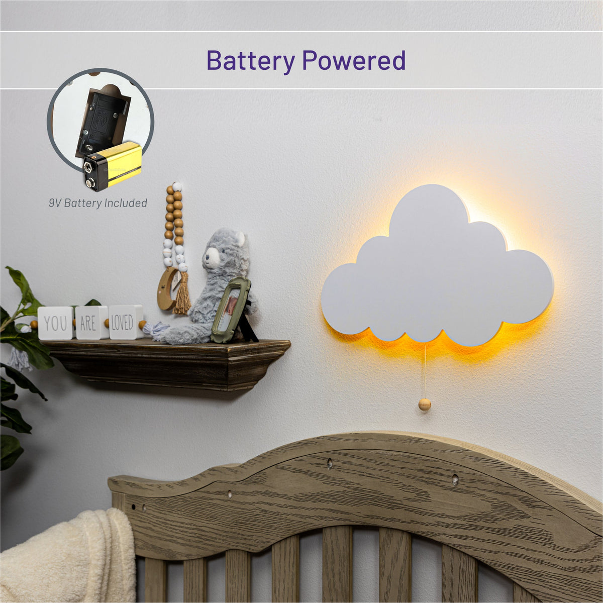LumiDreams Wall Light - Kid's Decor Nightlight Cloud - Shop Avnu