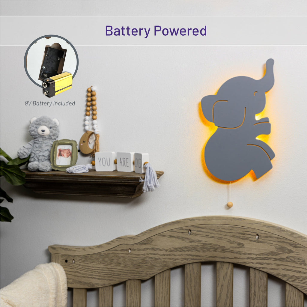 LumiDreams Wall Light - Kid's Decor Nightlight Elephant - Shop Avnu