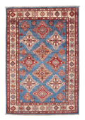 Super Kazak (3'07"x5'03") denim blue/ivory