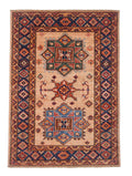 Super Kazak (2'10"x4'00") adobe/navy