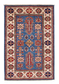 Super Kazak (2'08"x4'00") denim blue/ivory
