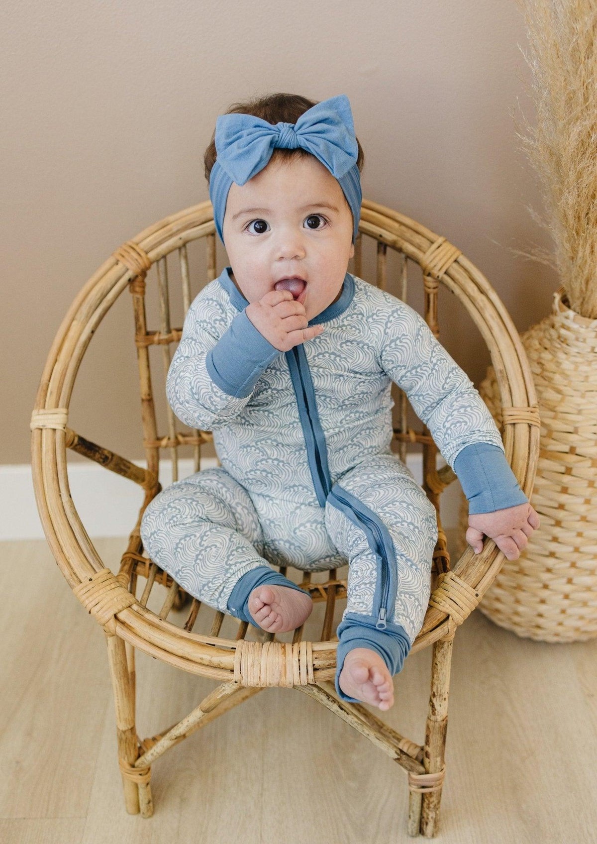 Making Waves Bamboo Zippy Romper - Shop Avnu