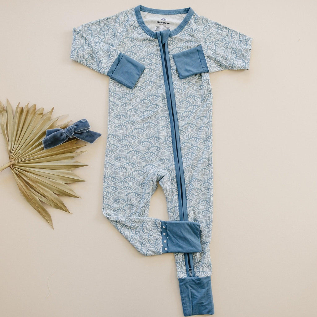 Making Waves Bamboo Zippy Romper - Shop Avnu
