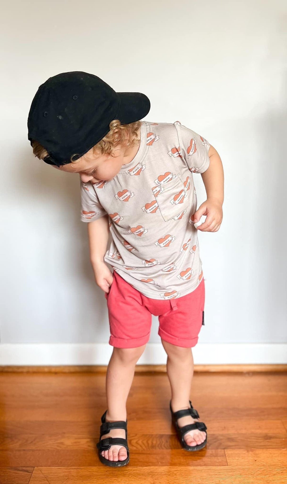 Mama Tattoo Hearts Bamboo Tee - Shop Avnu