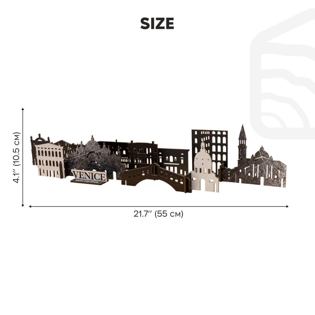 Wooden Travel Decor Memory City – Venice