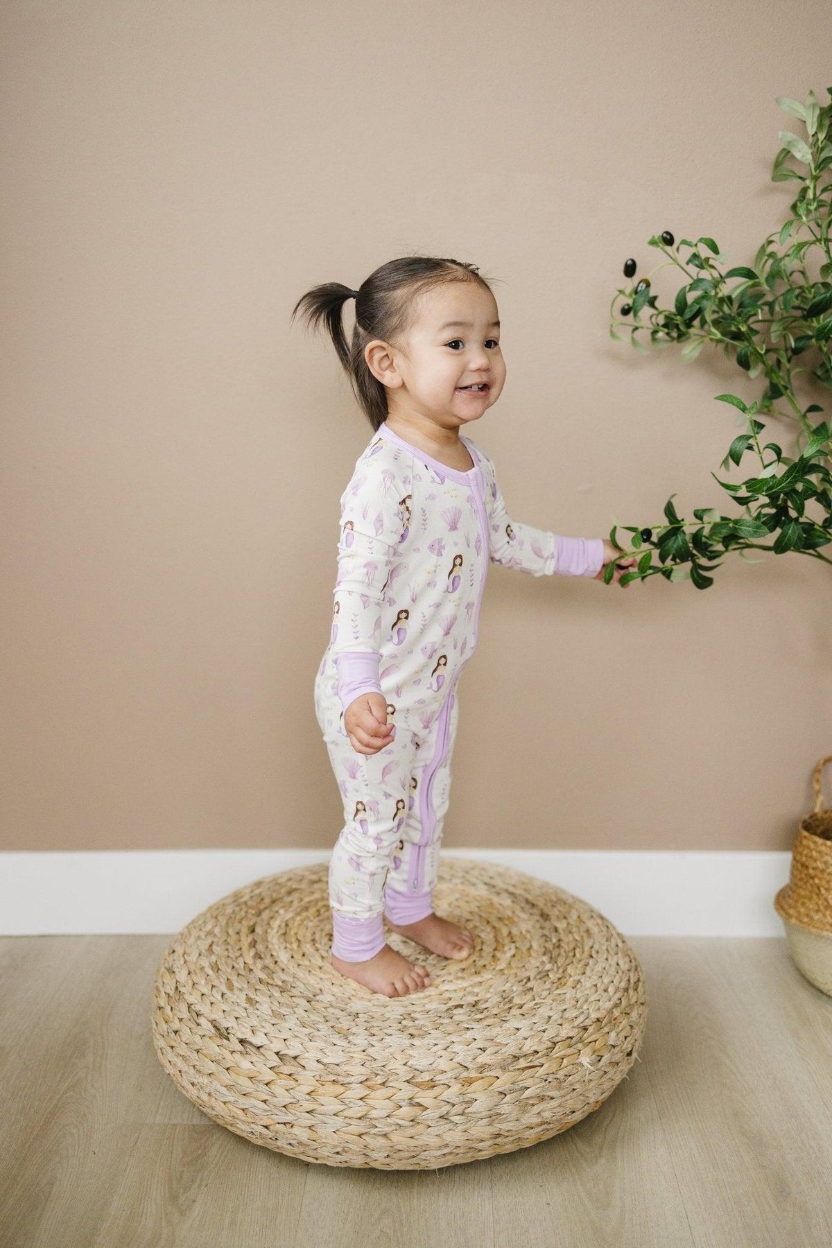 Mia's Mermaids Bamboo Zippy Romper - Shop Avnu