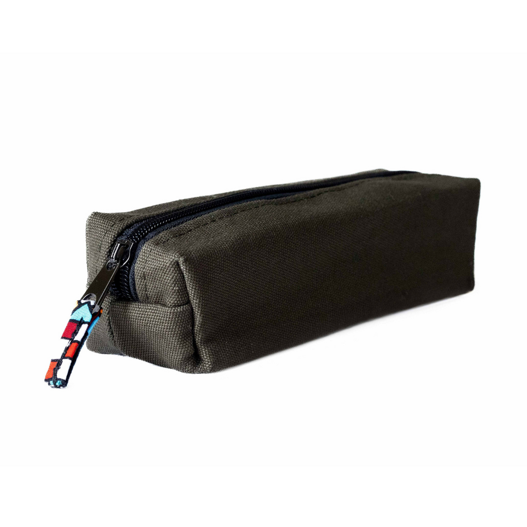 Pencil Pouch Zipper Bag – Fair Trade Cotton Canvas Pencil Case