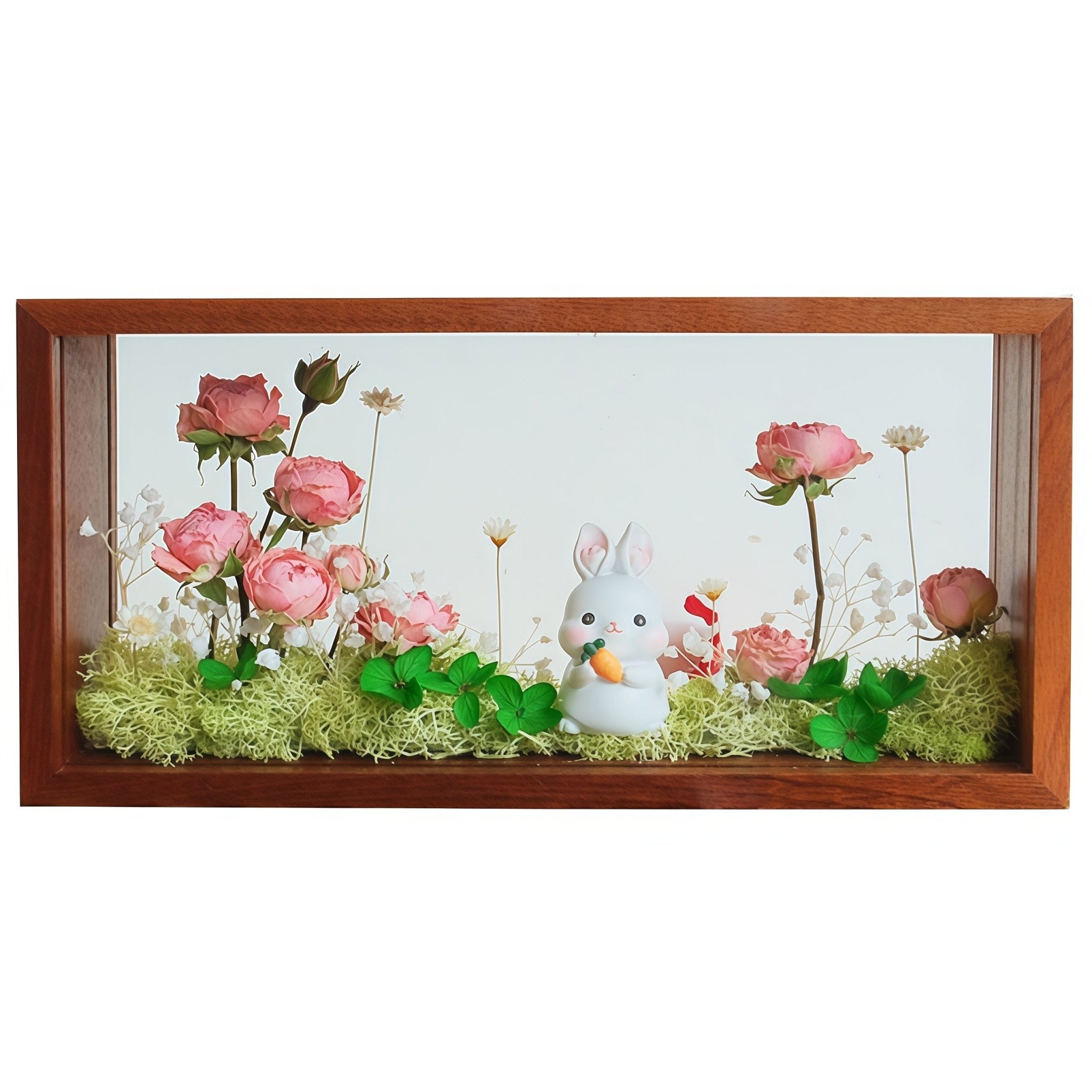 "My Unique Rose" - The Little Prince & Real Preserved Flower Shadow Box Art