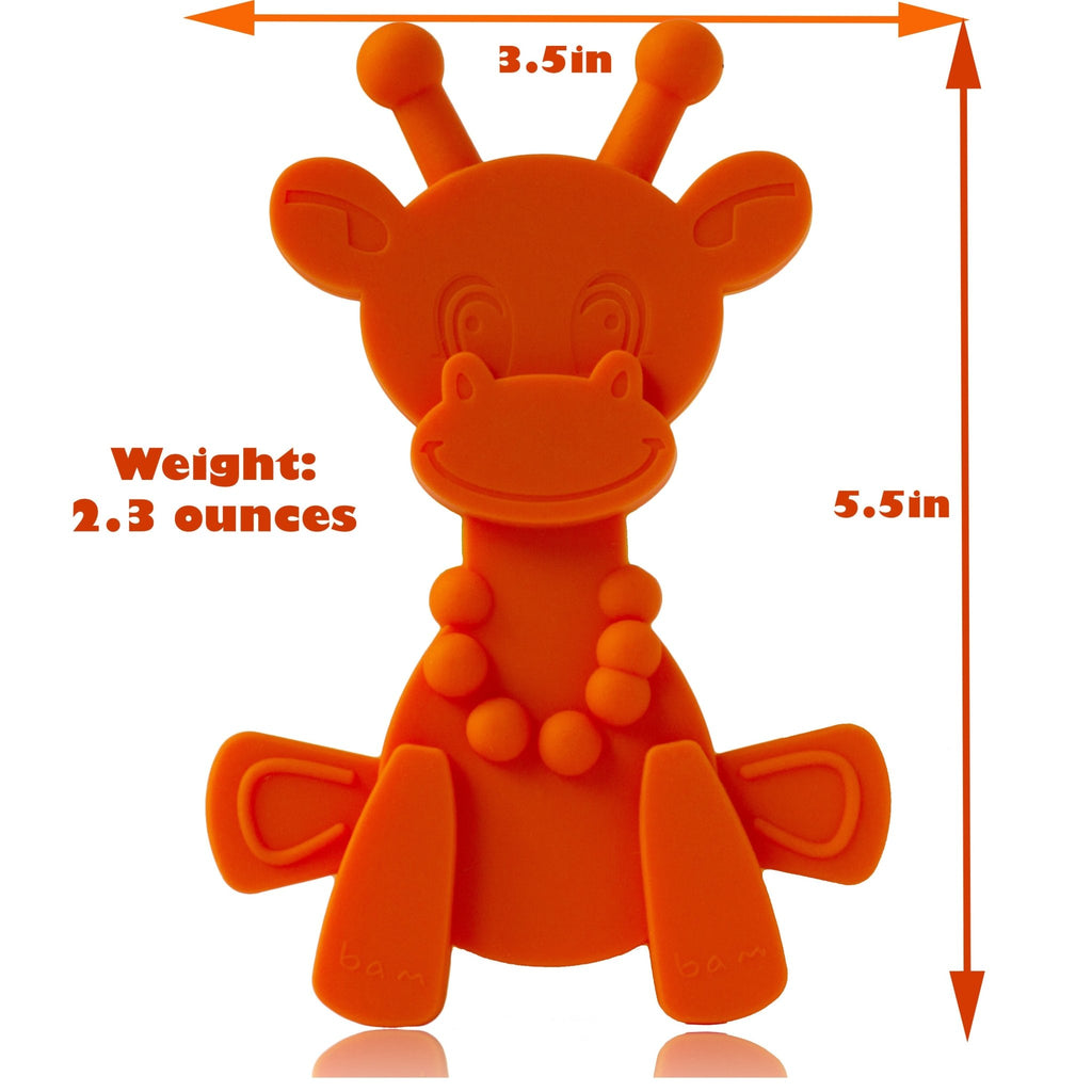 Little bamBAM Baby Teething Toy – Orange - Shop Avnu