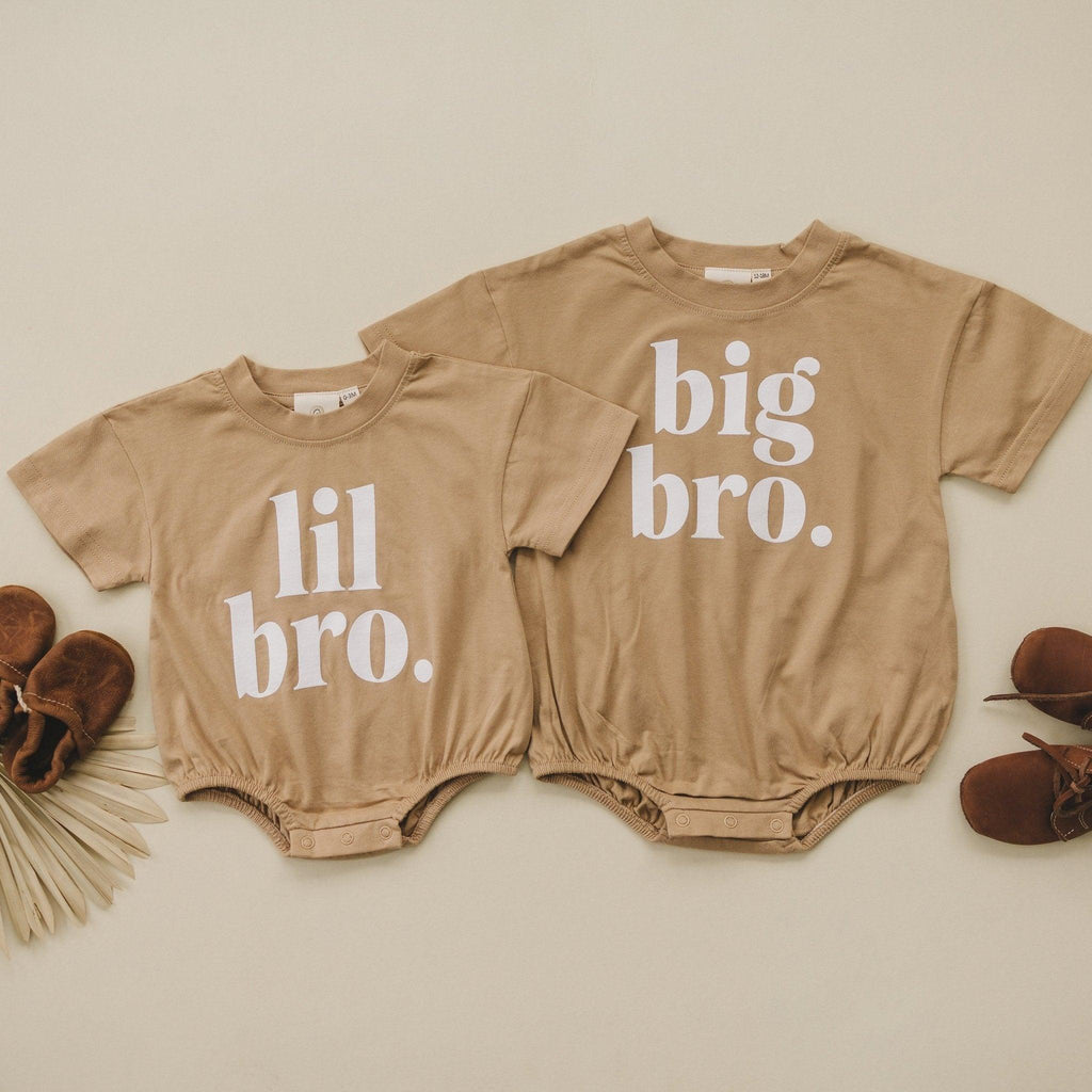 Organic Cotton Big Bro T-Shirt Romper - Shop Avnu