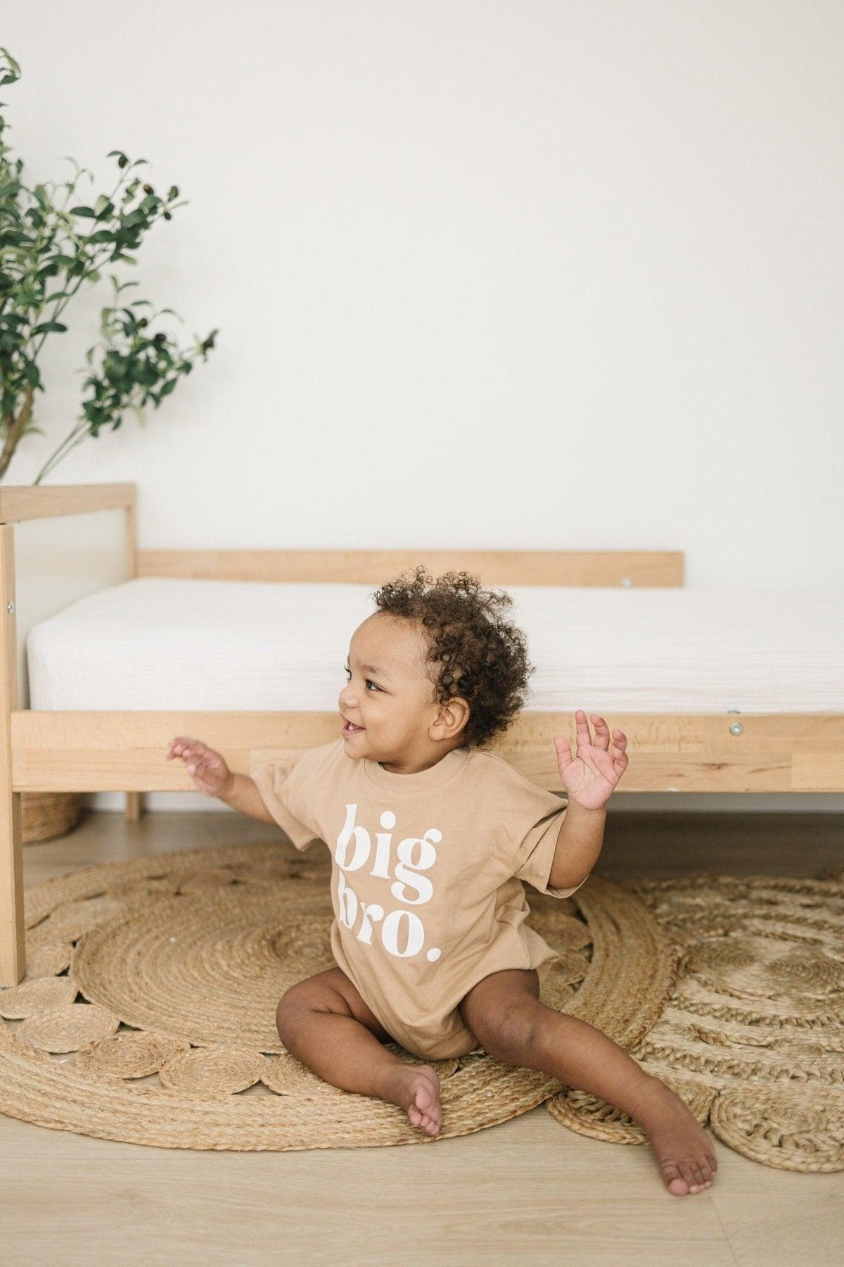 Organic Cotton Big Bro T-Shirt Romper - Shop Avnu