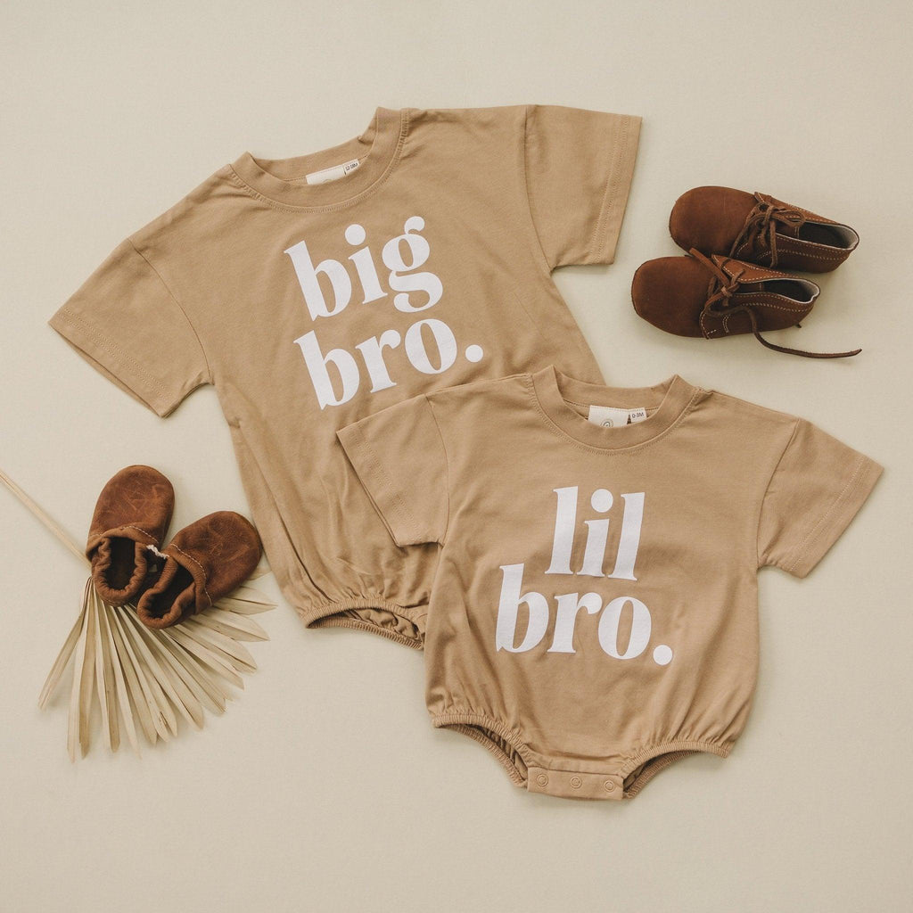 Organic Cotton Big Bro T-Shirt Romper - Shop Avnu