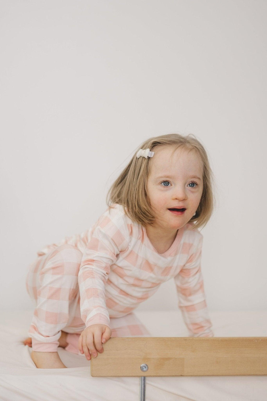 Pink Gingham 2pc Bamboo Pajamas - Shop Avnu