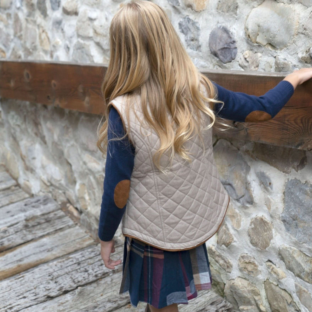Organic Pleated Skirt with Buckle Detail