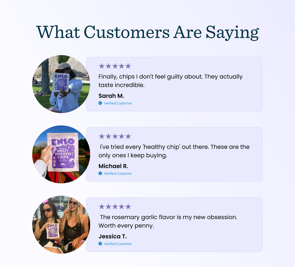 Okinawan Sweet Potato Chips | Rosemary & Garlic
