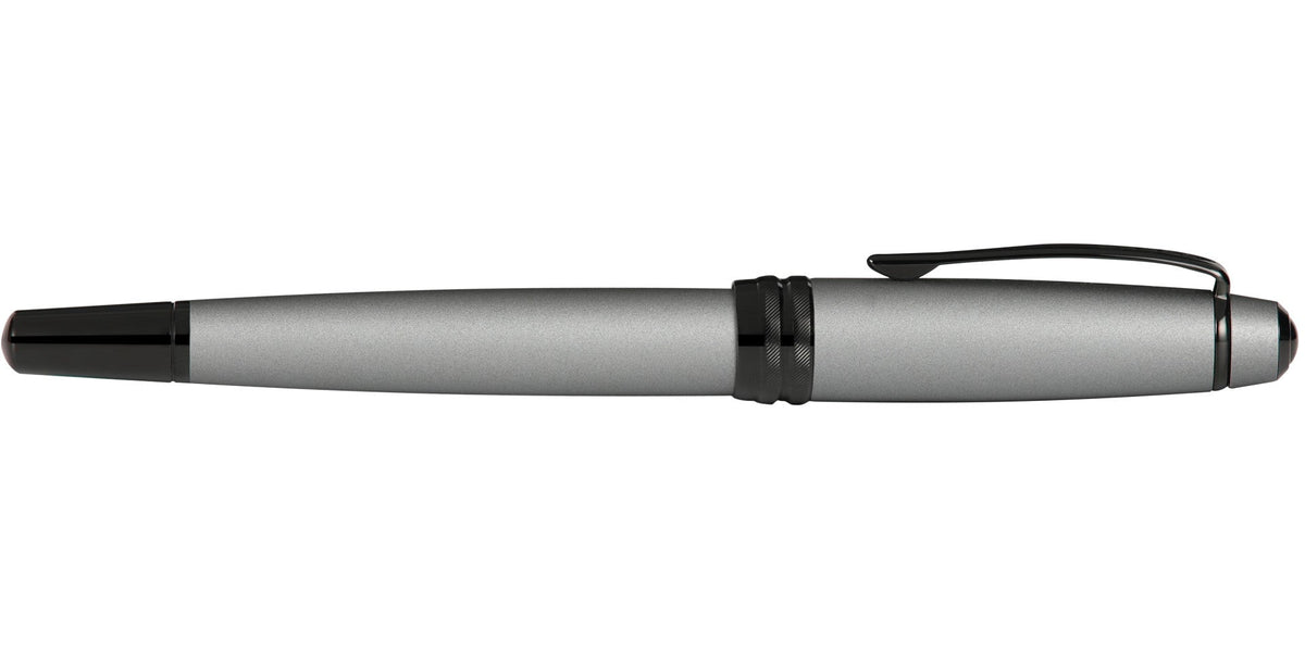 Bailey™ Matte Gray Lacquer Rollerball Pen