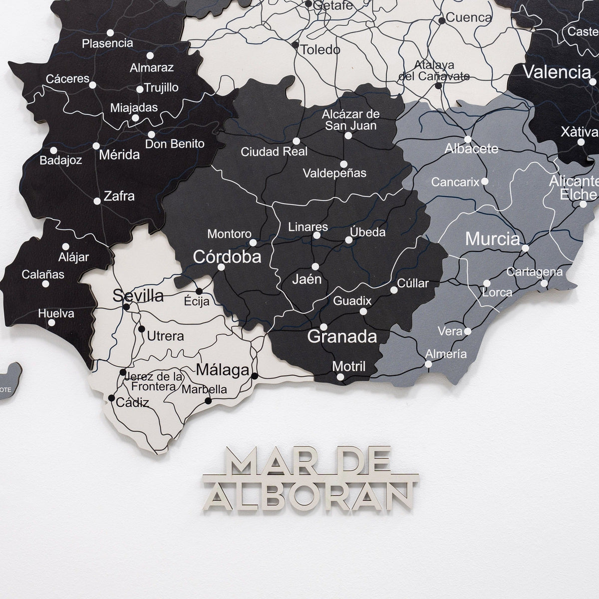 Wooden Map of Spain – Nordik