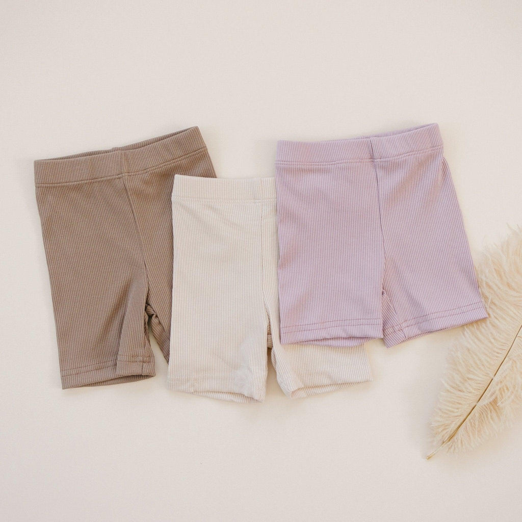 Ribbed Bamboo Bike Shorts - Shop Avnu