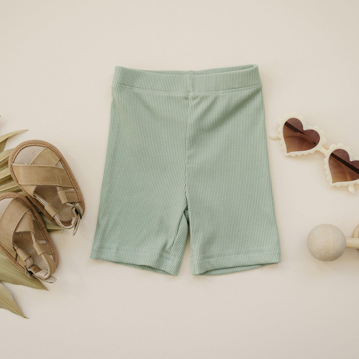 Ribbed Bamboo Bike Shorts - Shop Avnu