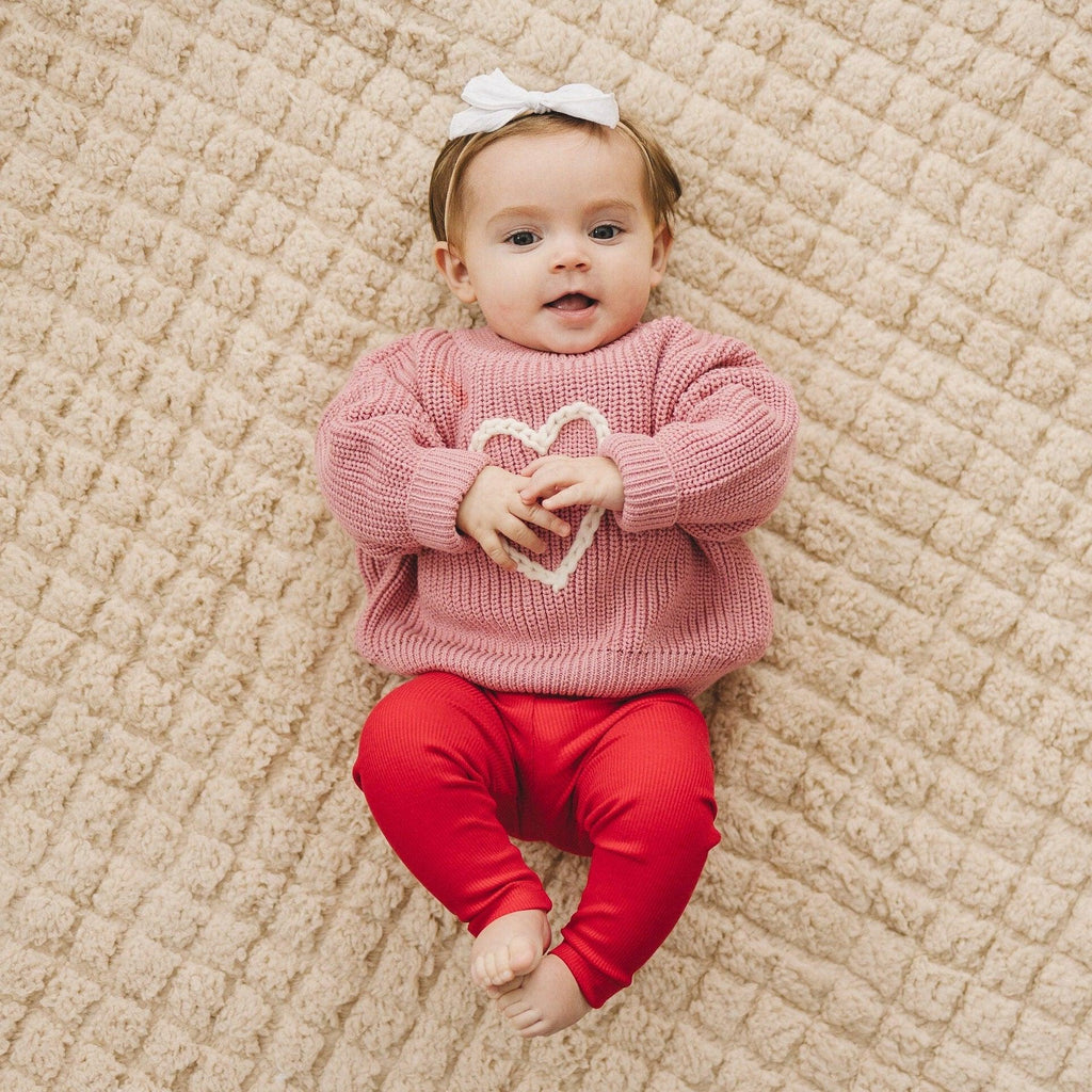 Ribbed Bamboo Leggings for Kids - Multiple Colors - Shop Avnu