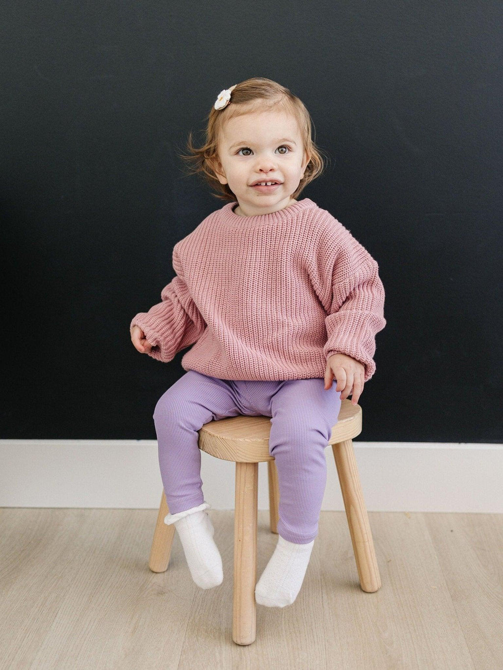 Ribbed Bamboo Leggings for Kids - Multiple Colors - Shop Avnu
