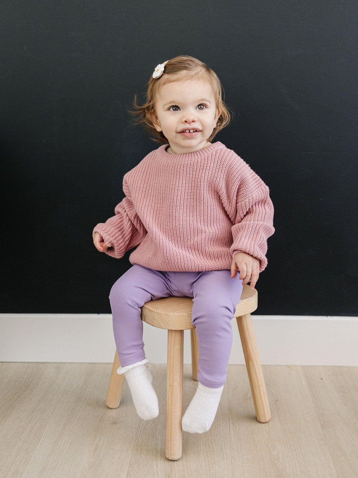 Ribbed Bamboo Leggings for Kids - Multiple Colors - Shop Avnu