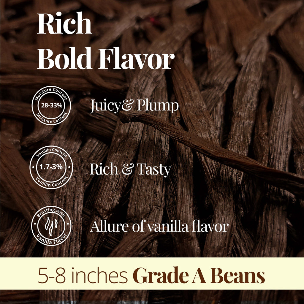 SPECIAL !! Premium Wholesale Bulk Vanilla Beans Grade-A Superior Quality for Exquisite Culinary Creations