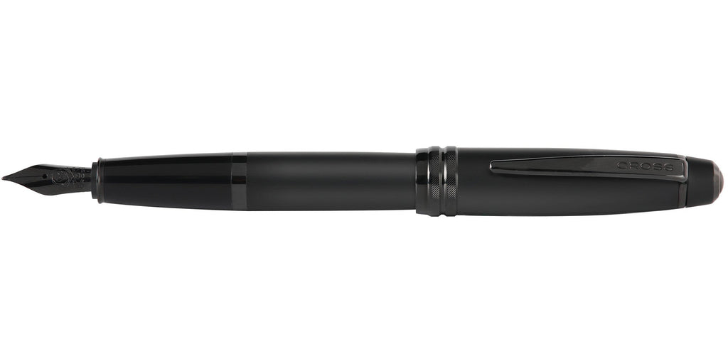 Bailey™ Matte Black Lacquer Stainless Steel Fine Nib Fountain Pen