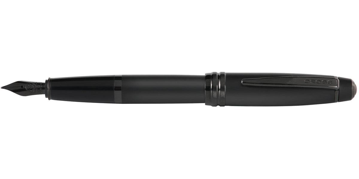 Bailey™ Matte Black Lacquer Stainless Steel Fine Nib Fountain Pen