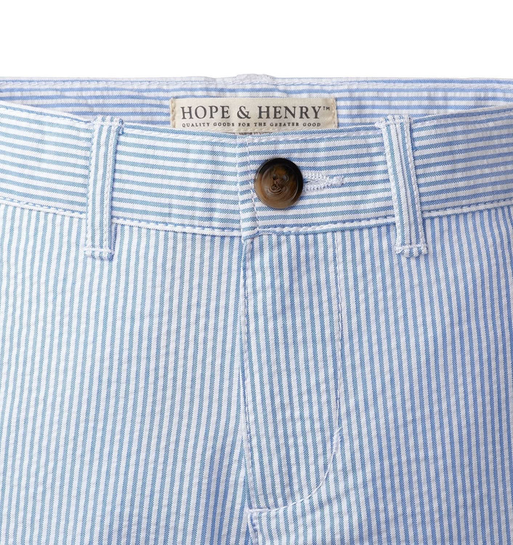 Organic Seersucker Suit Pant