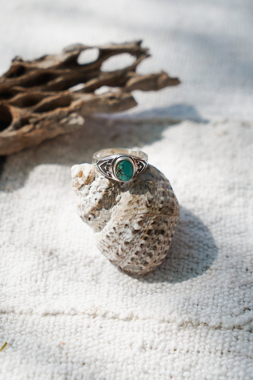 Signet Ring in Hubei Turquoise