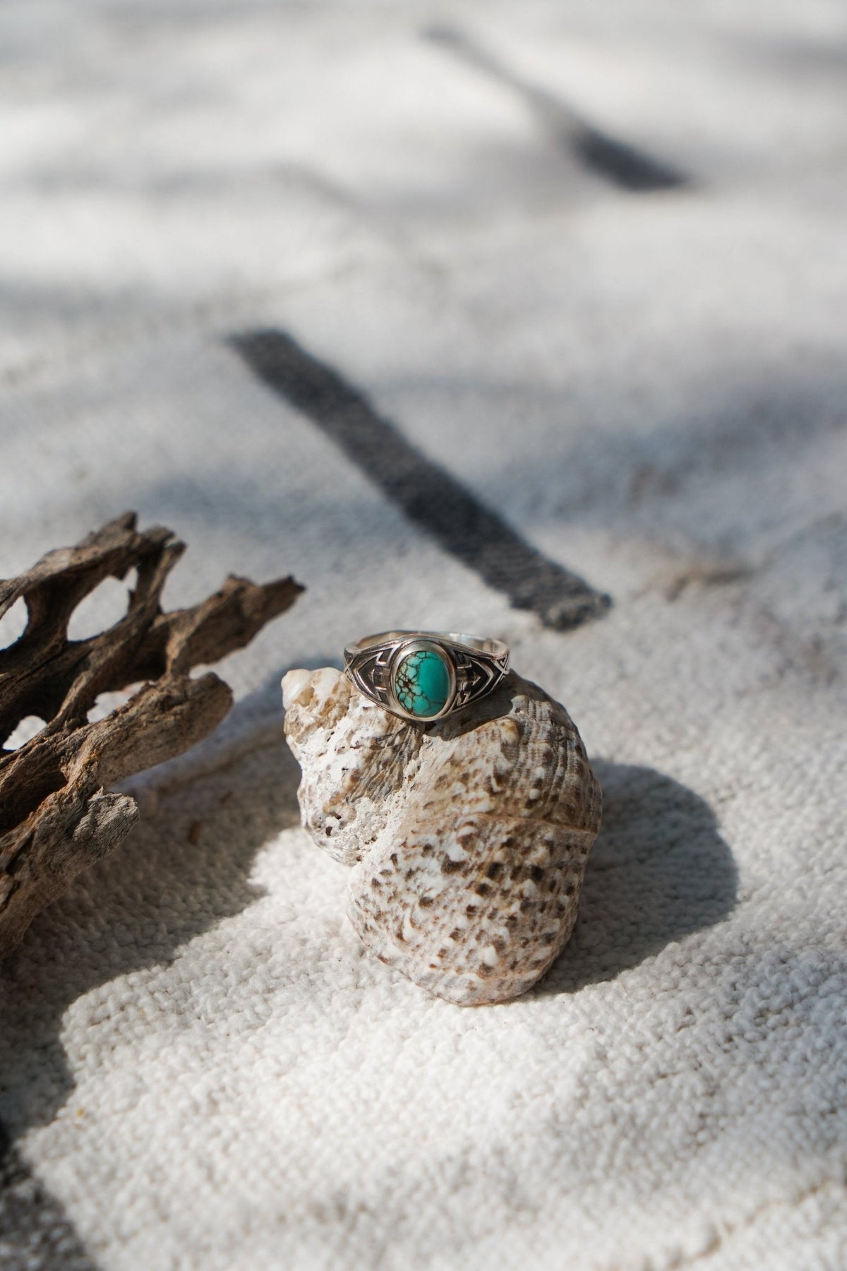 Signet Ring in Hubei Turquoise