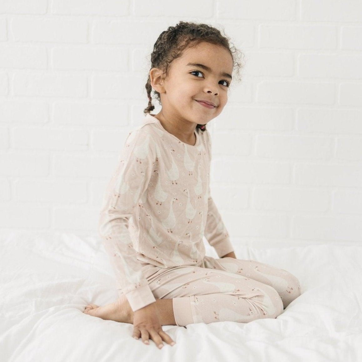 Silly Goose on the Loose 2pc Bamboo Pajamas - Shop Avnu
