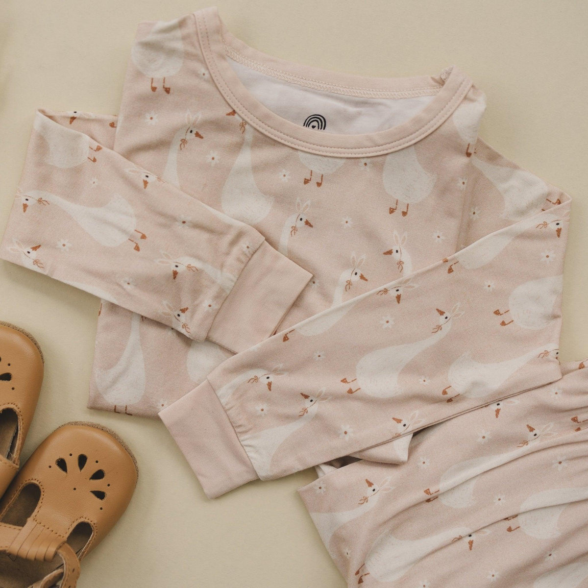 Silly Goose on the Loose 2pc Bamboo Pajamas - Shop Avnu