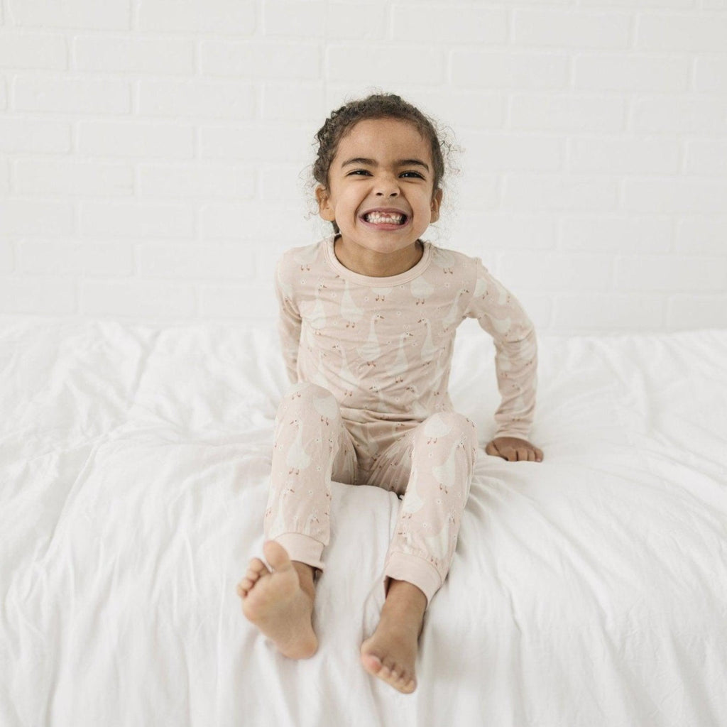 Silly Goose on the Loose 2pc Bamboo Pajamas - Shop Avnu