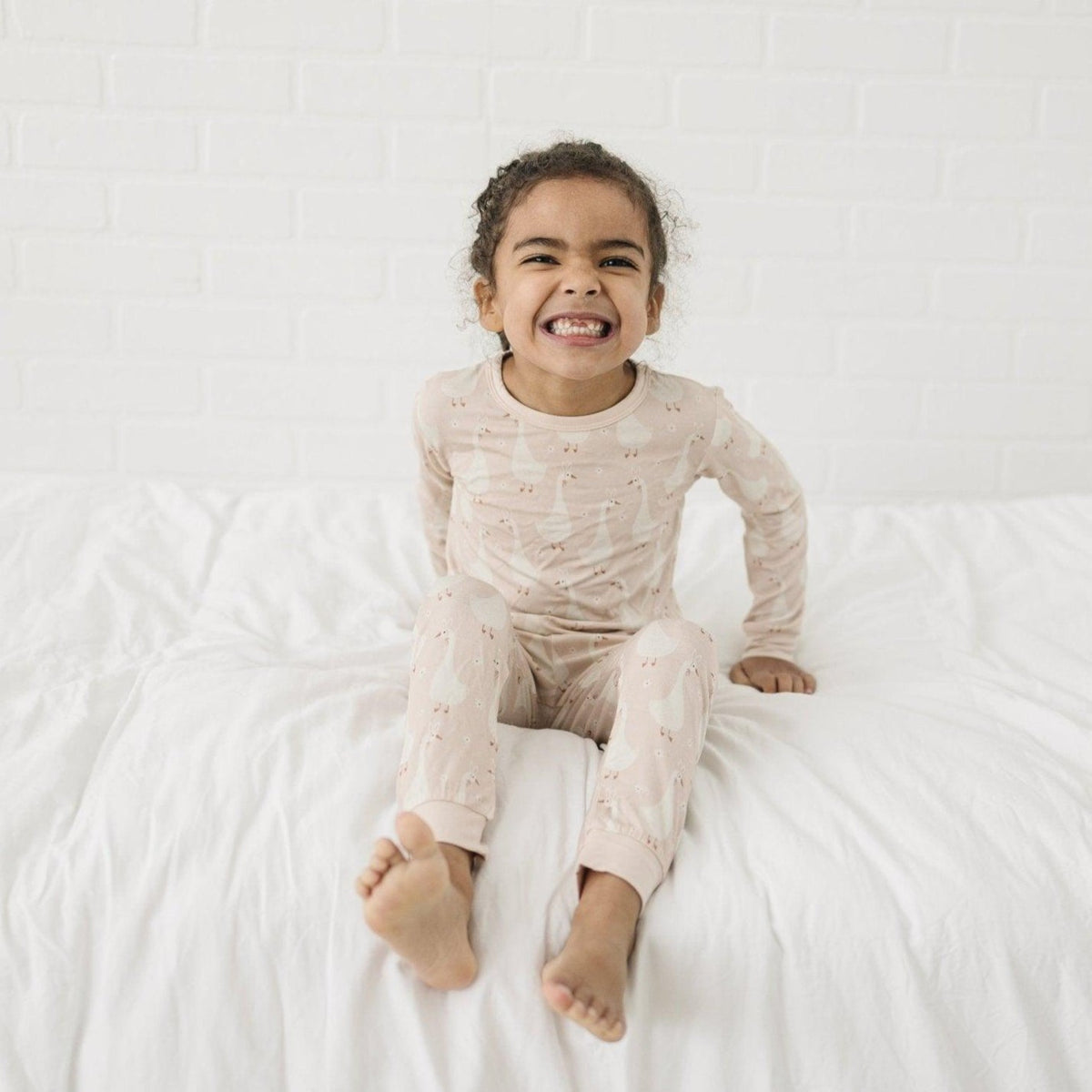 Silly Goose on the Loose 2pc Bamboo Pajamas - Shop Avnu