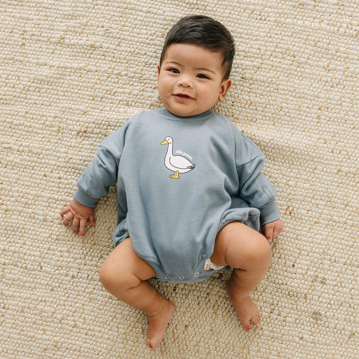 Silly Goose Sweatshirt Romper - more colors - Shop Avnu