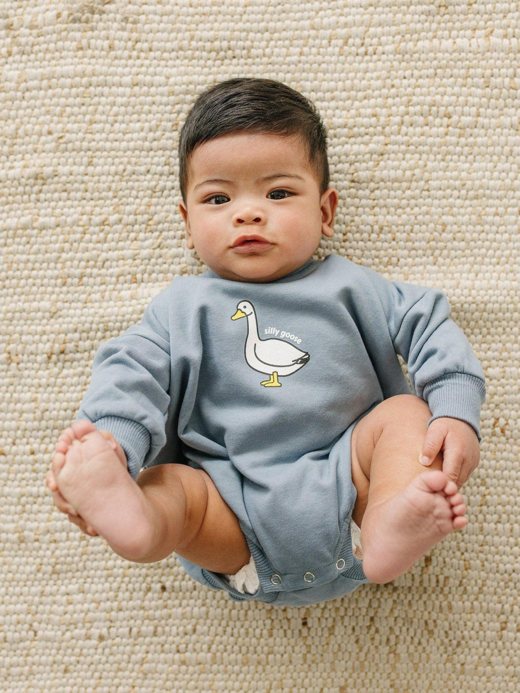 Silly Goose Sweatshirt Romper - more colors - Shop Avnu