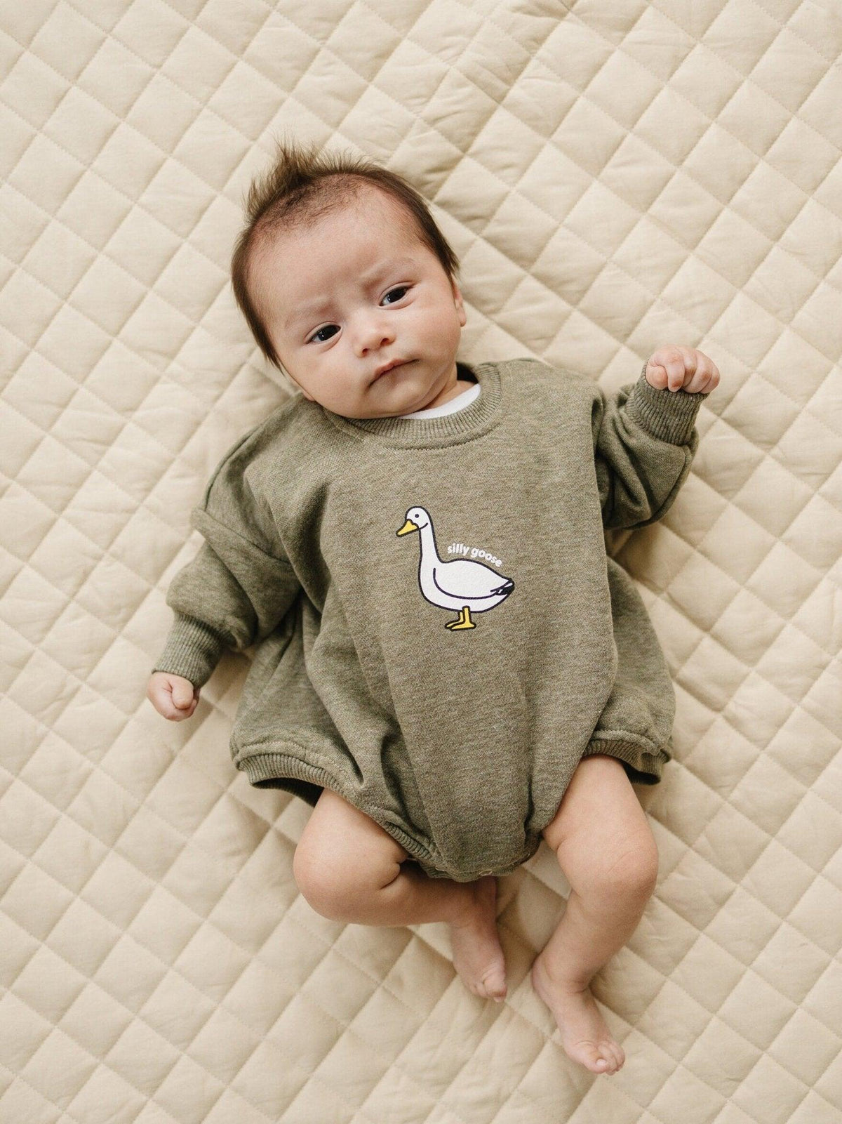 Silly Goose Sweatshirt Romper - more colors - Shop Avnu