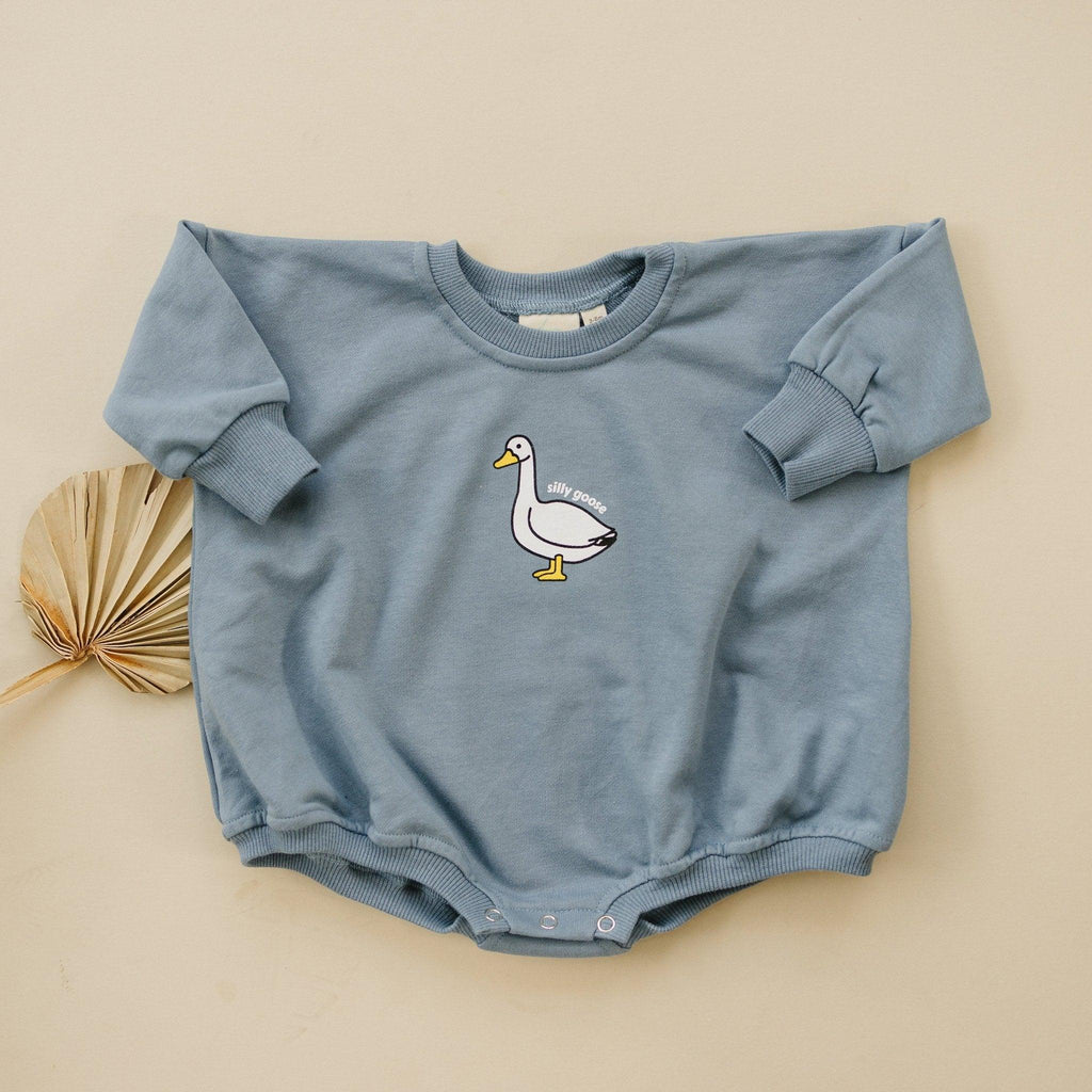 Silly Goose Sweatshirt Romper - more colors - Shop Avnu