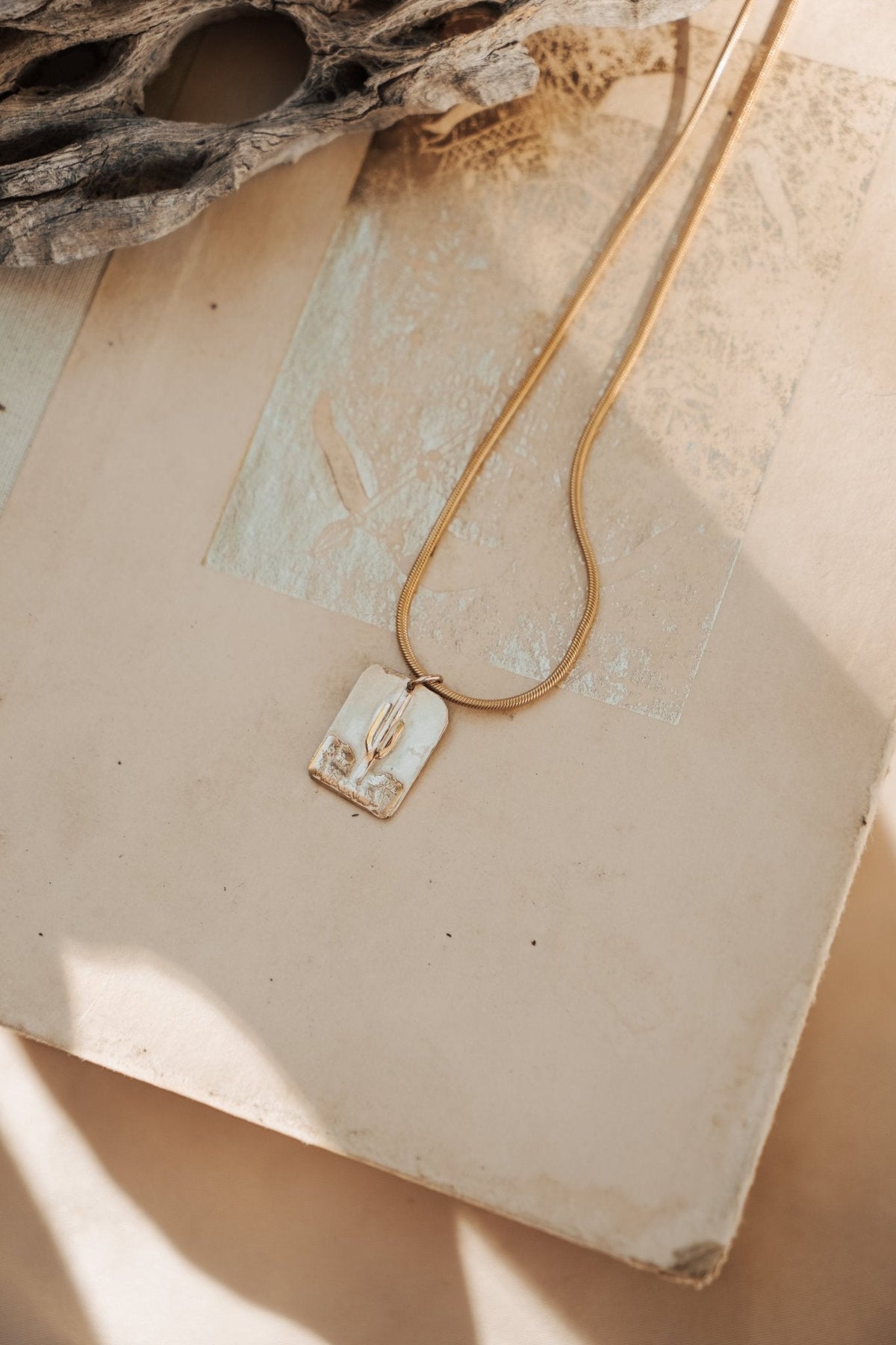 Sonoran Desert Necklace in 14k Gold-Fill