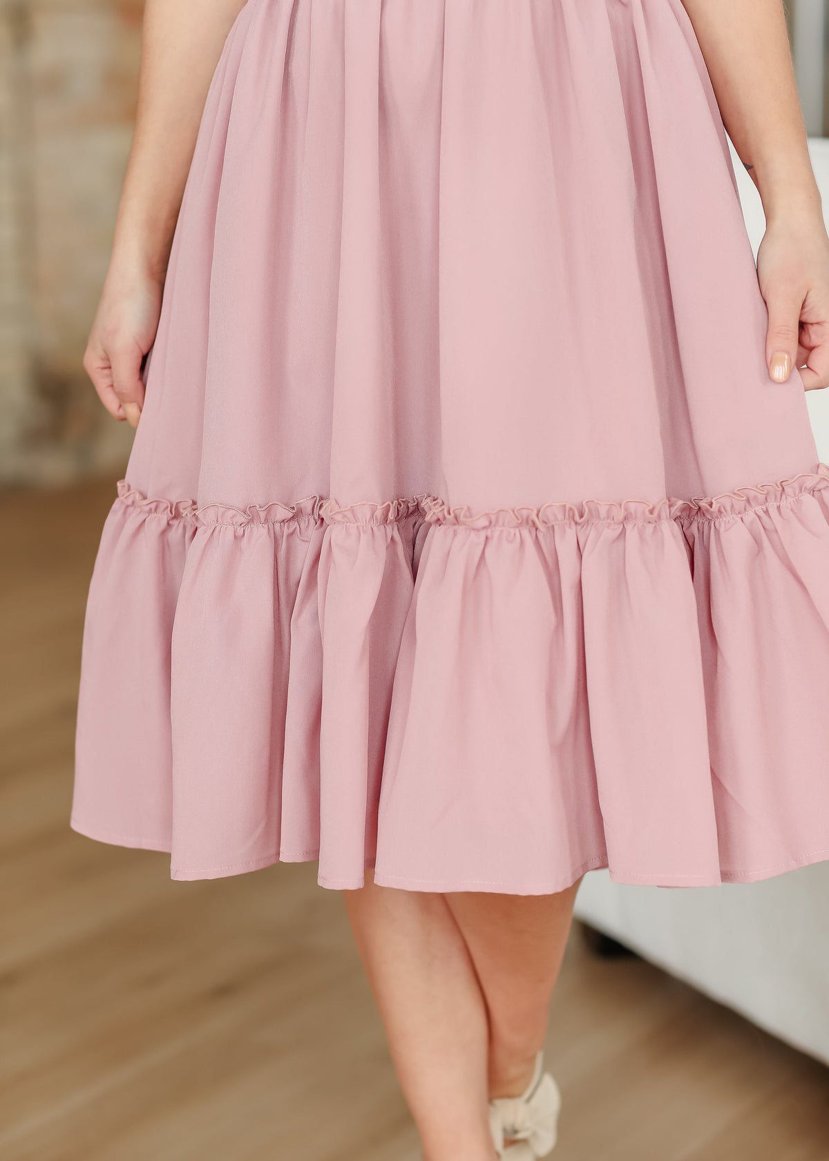 Sophie V-Neck Midi Dress
