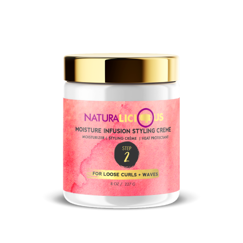 Step 2: Moisture Infusion Styling Creme (For Loose Curls)