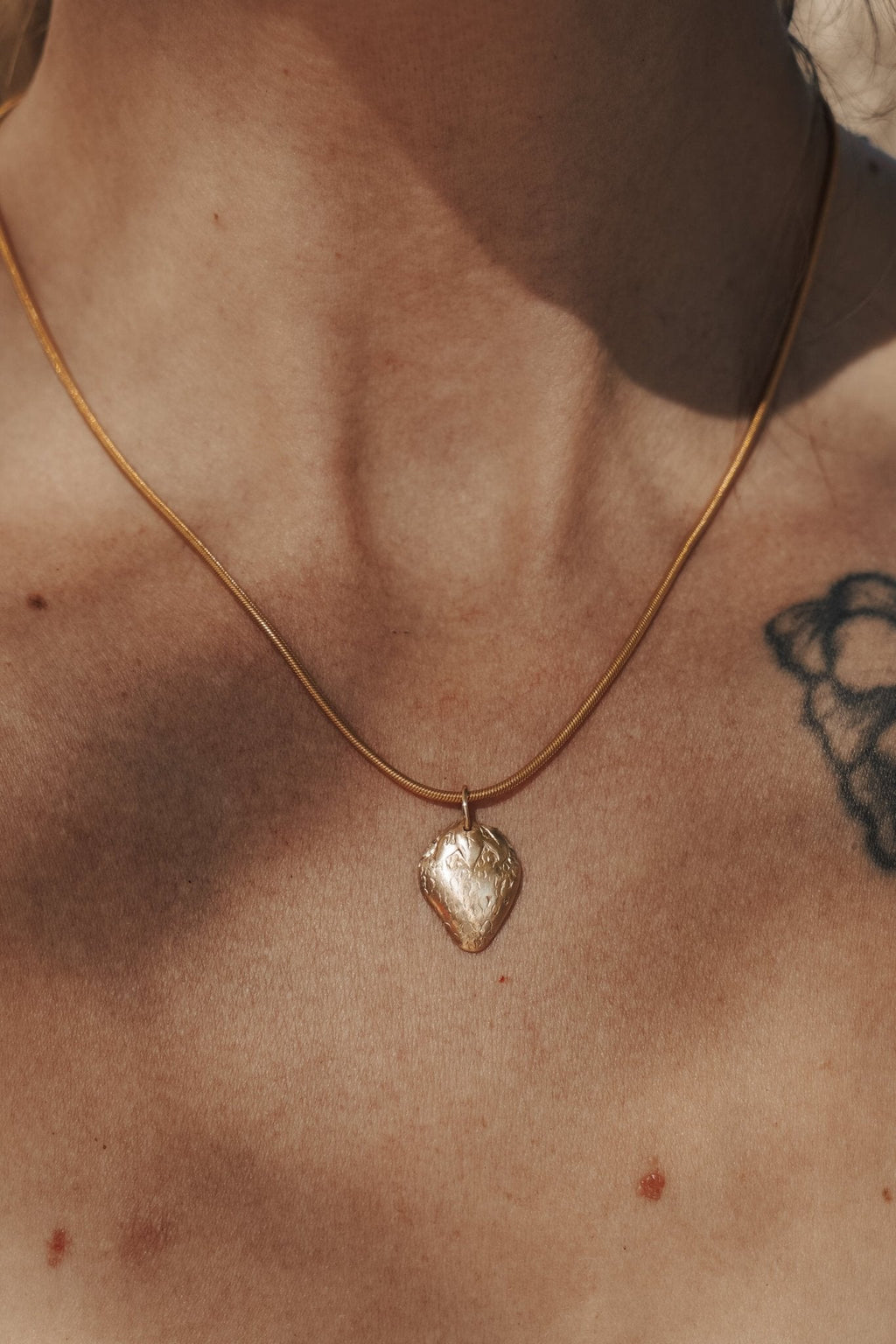 Strawberry Necklace in 14k Gold-Fill