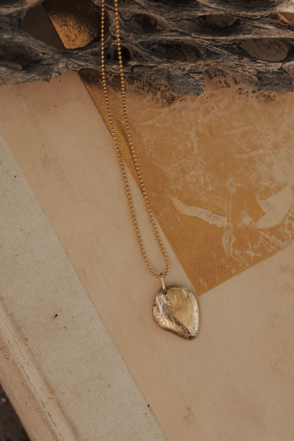 Strawberry Necklace in 14k Gold-Fill